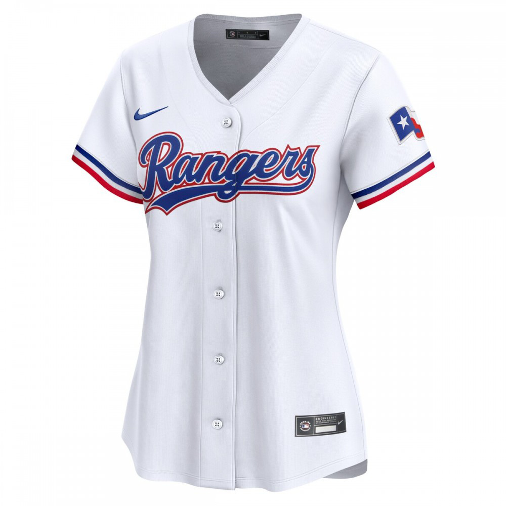 Texas Rangers Women's Home Limited Jersey - White-Pro Kit Vault | Brand New 26/27 Sports Jerseys